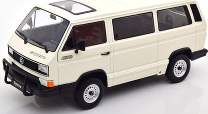 Available To Order – VW Bus T3 Syncro 1987 White 1:18 (KKS DC180962)