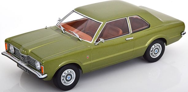 Available To Order – Ford Taunus L Sedan 1971 Round Headlights Light Green Metallic 1:18 (KKS DC180972)