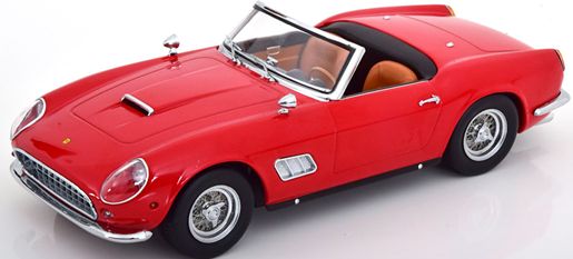 Available To Order – Ferrari 250 GT California Spyder 1960 US Version Red 1:18 (KKS DC181041)