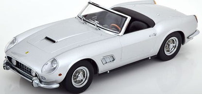 Available To Order – Ferrari 250 GT California Spyder 1960 Silver/Black 1:18 (KKS DC181042)