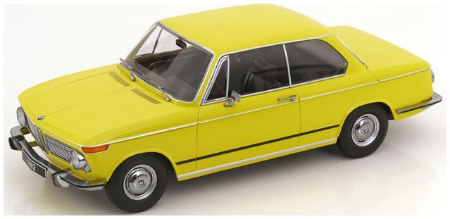 Available To Order – BMW 1602 1 Series 1971 Yellow 1:18 (KKS DC181073)