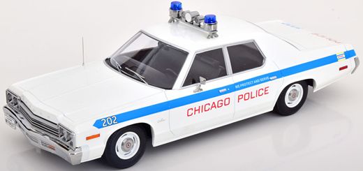 Available To Order – Dodge Monaco 1974 Chicago Police 1:18 (KKS DC181151)