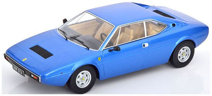 Available To Order – Ferrari 208 GT4 1975 Light Blue Metallic 1:18 (KKS DC181202)