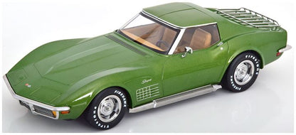 Available To Order – Chevrolet Corvette C3 1972 Light Green Metallic 1:18 KK Scale Model (KKS DC181221)