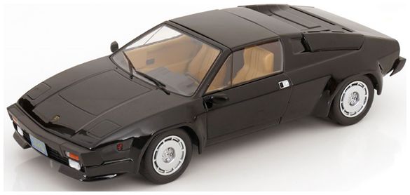 Available To Order – Lamborghini Jalpa 3500 1982 Black (Rocky IV Look-A-Like) 1:18 (KKS DC181284)