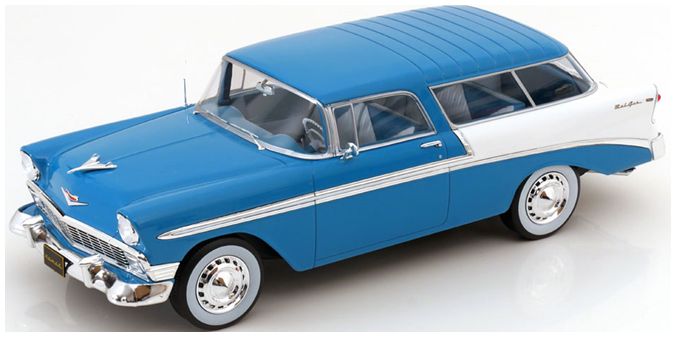 Available To Order – Chevrolet Bel Air Nomad 1956 Turqoise White 1:18 (KKS DC181292)