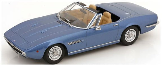 Available To Order – Maserati Ghibli Spyder 1970 Light Blue Metallic w/Alloy Rims 1:18 (KKS DC181304)