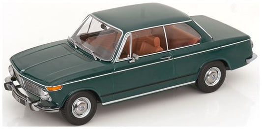 Available To Order – BMW 1802 1.Series Facelift 1971 Dark Green 1:18 (KKS DC181311)