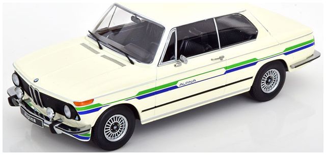 Available To Order – BMW 2002 Alpina 1974 White 1:18 (KKS DC181321)