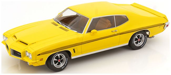 Available To Order – Pontiac Le Mans GTO 1972 Yellow 1:18 (KKS DC181354)
