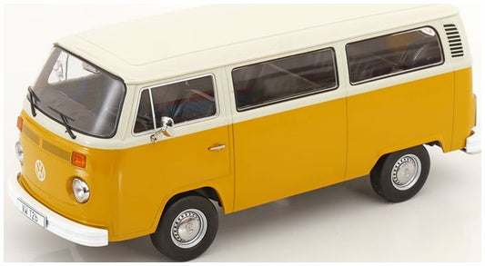 Available To Order – VW T2b Bus 1972 Yellow/White 1:18 (KKS DC181361)