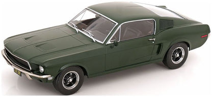 Available To Order – Ford Mustang GT Fastback 1968 Flat Green Bullitt Movie Edition 1:18 (KKS DC181395)