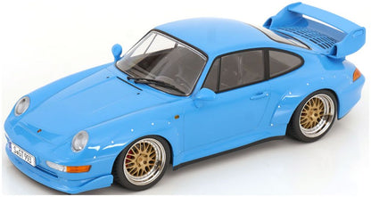Available To Order – Porsche 911 (993) GT2 1996 BBS Rims Light Blue 1:18 (KKS DC181423B)