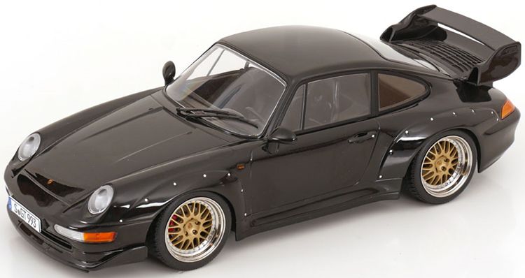 Available To Order – Porsche 911 (993) GT2 1996 BBS Rims Black 1:18 (KKS DC181426B)