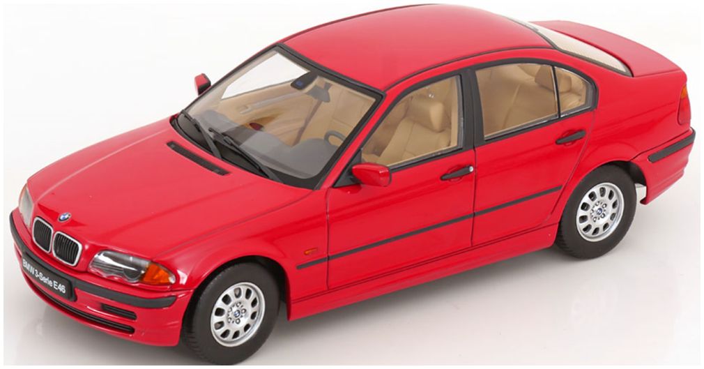 Available To Order – BMW 3 Series E46 Sedan 1999 Red 1:18 (KKS DC181435)