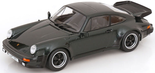 Porsche 911 (930) Turbo 3.3 1977 Dk. Green Metallic 1:18 KK Scale Model