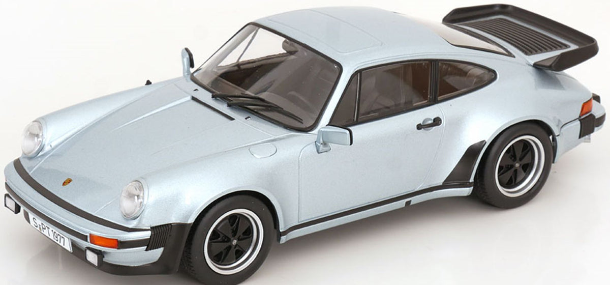 Available To Order – Porsche 911 (930) Turbo 3.3 1977 Silver 1:18 KK Scale Model (KKS DC181444)