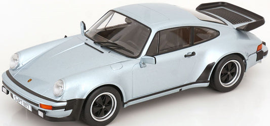 Porsche 911 (930) Turbo 3.3 1977 Silver 1:18 KK Scale Model