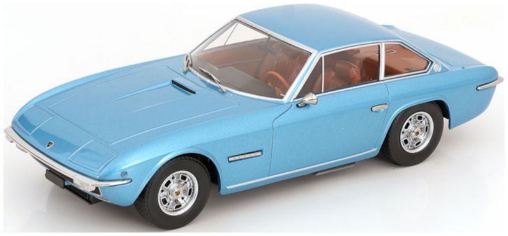 Available To Order – Lamborghini Islero S 1969 Light Blue Metallic 1:18 (KKS DC181581)