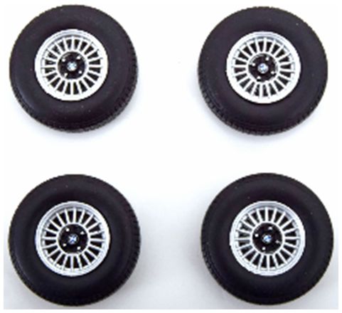 Available To Order – BMW 02 Alpina Rims and Tyres Set 1:18 (KKS DCACC032)