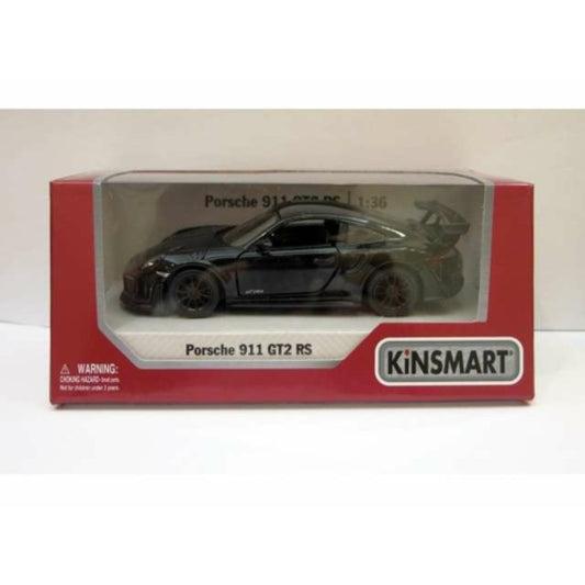 Available To Order – KT5408WBK - 1:36 2017 PORSCHE 911 RS GT2 (991) BLACK KINSMART Model (KT5408WBK)