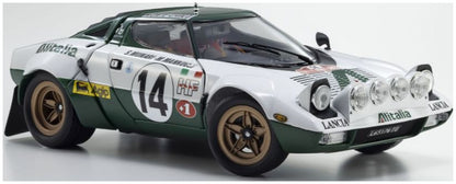 Available To Order – Lancia Stratos HF S.Munari Winner Monte Carlo 1975 Nr.14 1:18 Kyosho Model (KYO 08130E)