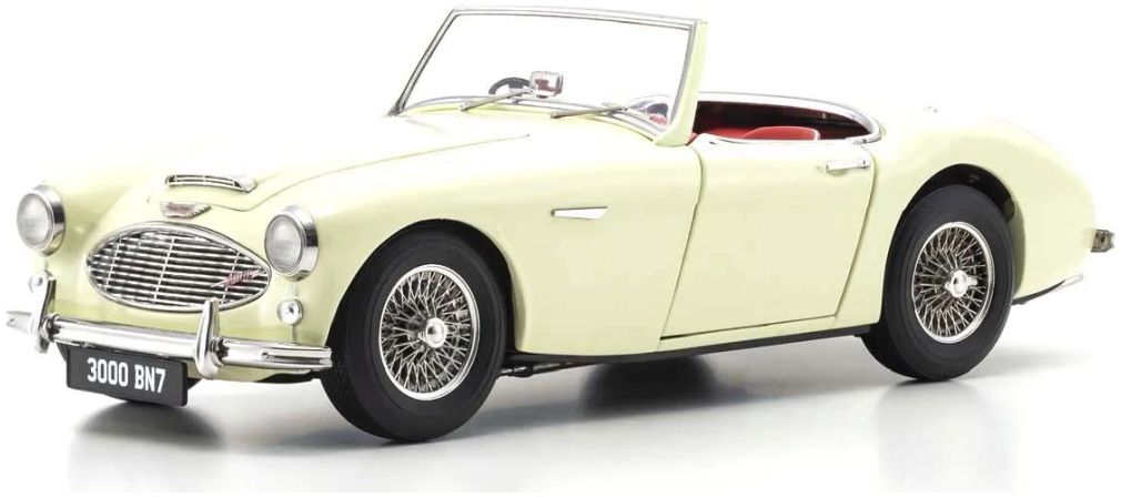 Available to Order – Austin Healey 3000 BN7 English White 1:18 (KYO 08149EW)