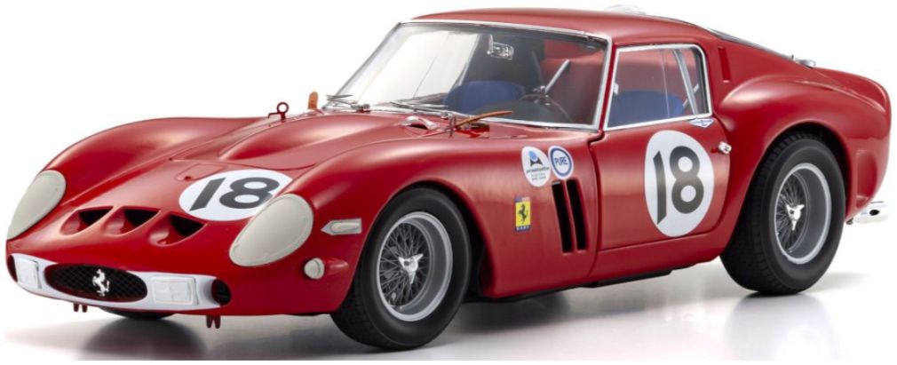 Available to Order – Ferrari 250 GTO Daytona 3H 1st OA 1963 #18 1:18 (KYO 08438F)