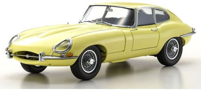 Available to Order – Jaguar E-Type 3.8L Coupe MK1 1961 Pale Primrose 1:18 (KYO 08954LY)