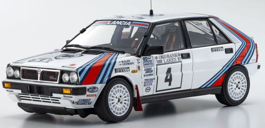 Available to Order – Lancia Delta HF 4WD 1000 Lakes 1987 Team Lancia Nr.4 1:18 (KYO 08960B)