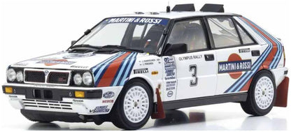 Available to Order – Lancia Delta HF 4WD Olympus Rally 1987 Martini Rossi #3 1:18 (KYO 08960E)