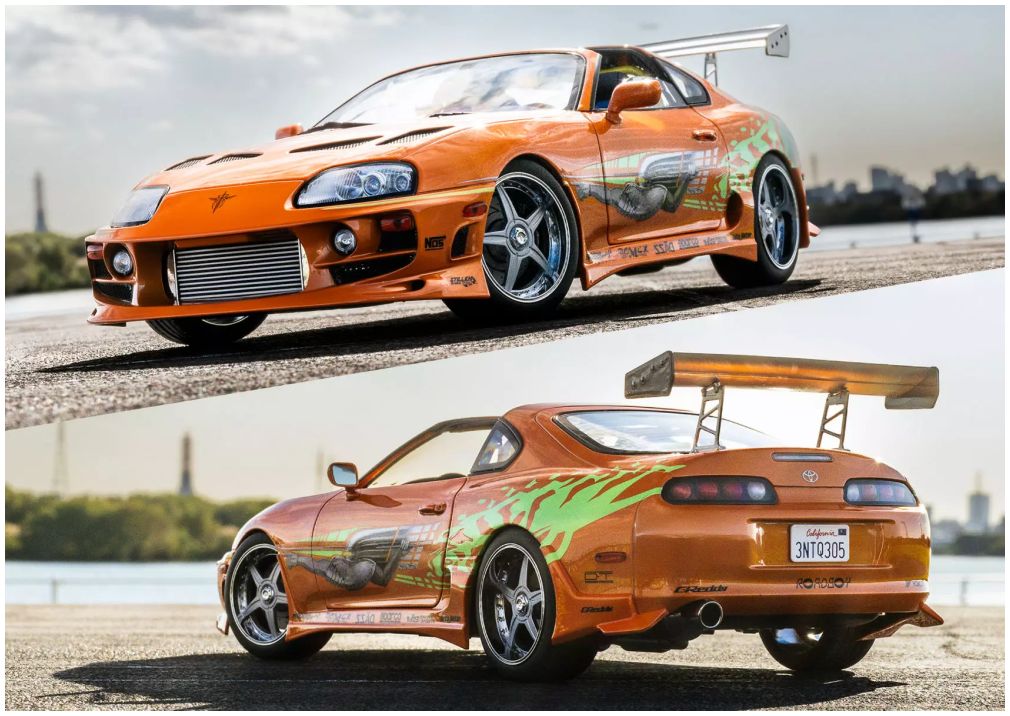 Toyota Supra Turbo Fast & Furious Orange Pearl 1:18 Kyosho Model