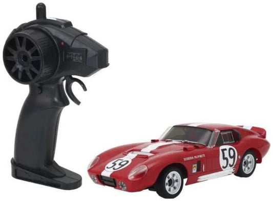 Available to Order – Shelby Cobra Daytona #59 Red Kyosho First Mini-Z 1:28 Kyosho Model (KYO 66611A)