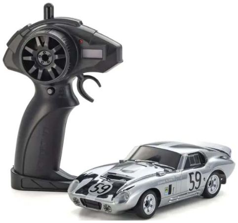 Available to Order – Shelby Cobra Daytona Chrome Kyosho First Mini-Z 1:28 Kyosho Model (KYO 66611C)