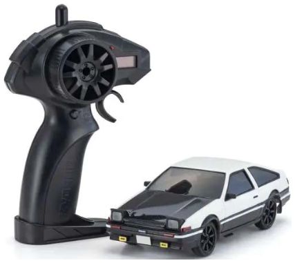 Available to Order – Initial-D Sprinter Trueno AE86 White/Black Carbon Kyosho First Mini-Z 1:28 Kyosho Model (KYO 66617A)