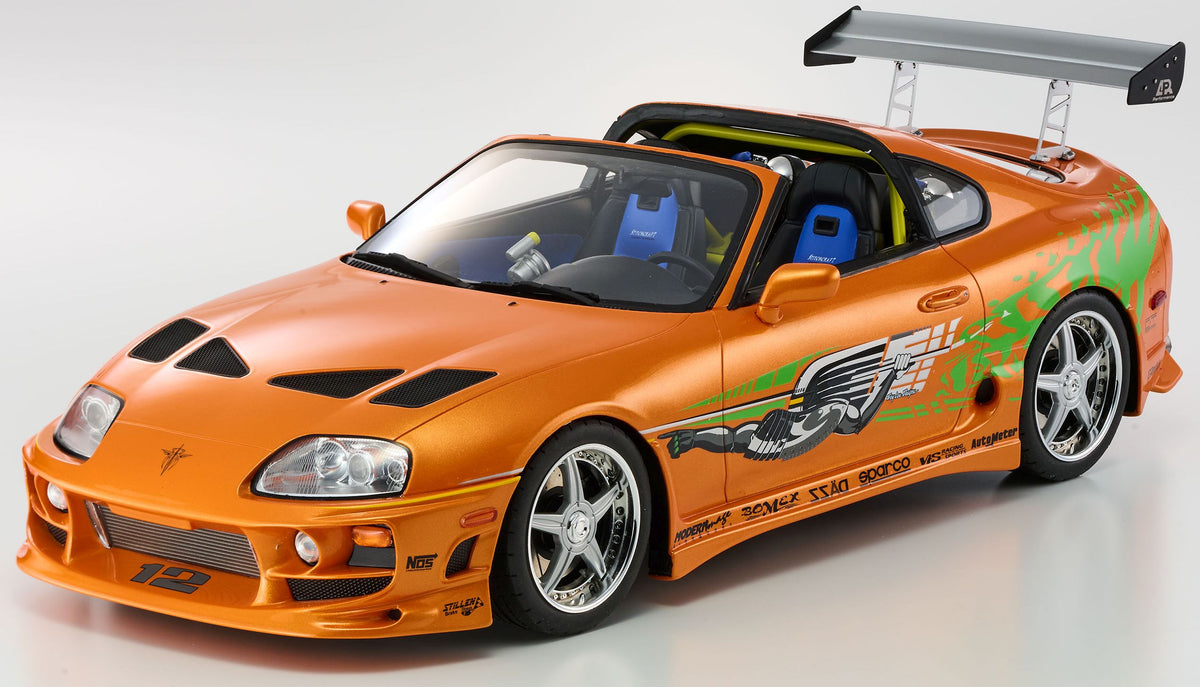 Resin - Toyota Supra Turbo Fast & Furious Orange / Decals - 1:12 1:12 Kyosho Model