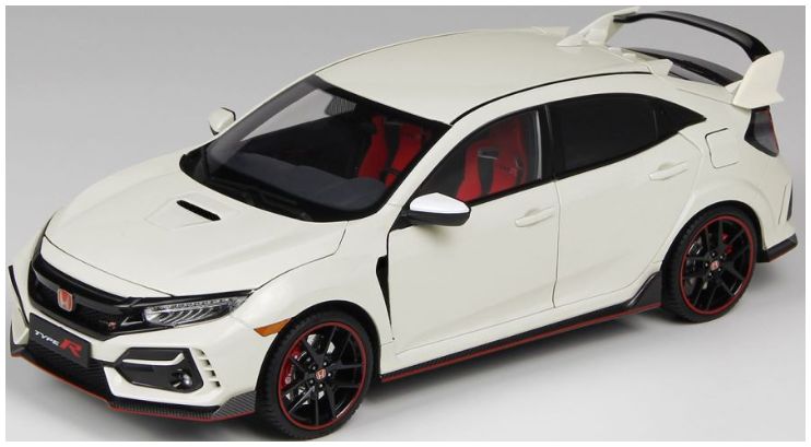 Available to Order – Honda Civic Type R FK8 2020 Championship White 1:18 (LCD 18005W)
