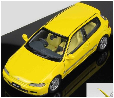 Honda Civic SIRII EG6 Yellow 1:43 – diecast model