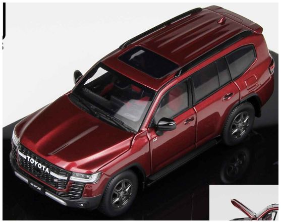 Available To Order – Toyota LC300-GR Sport Red 1:43 LCD Models Model (LCD 43011R)