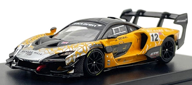 McLaren Senna GTR- Electroplate Orange #12 1:64 LCD Models Model