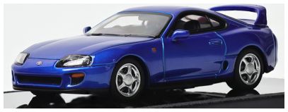 Available To Order – Toyota Supra A80 Blue 1:64 LCD Models Model (LCD 64037B)