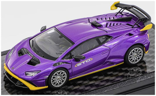 Lamborghini Huracan STO Purple 1:64 LCD Models Model