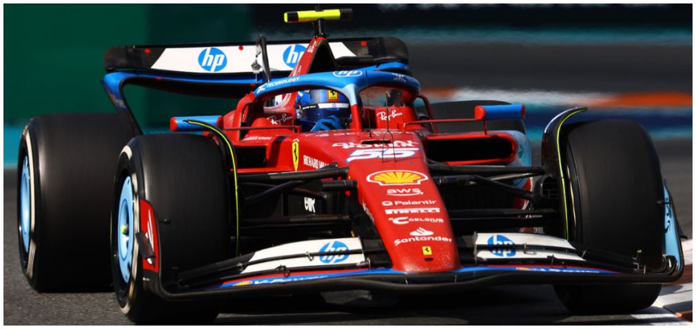 Available To Order – Ferrari SF-24 #55 5th Miami GP 2024 Carlos Sainz 1:18 (LOO 18F1062)