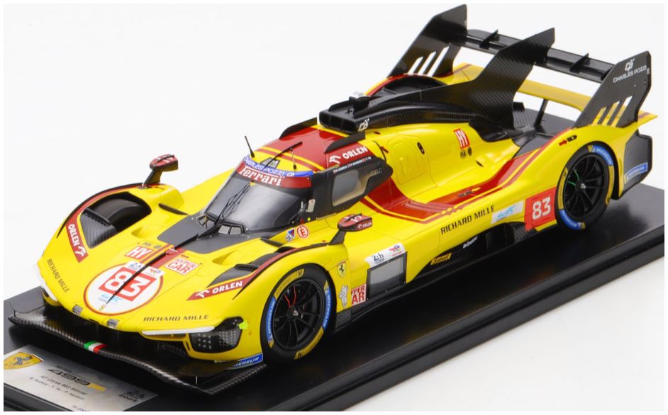 Available To Order – Ferrari 499P #83 AF Corse Winner Le Mans 24H 2025 R. Kubica/Y. Ye/P. Hanson 1:18 (LOO 18LM053)