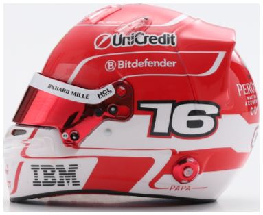Charles Leclerc 2025 Helmet 1:5 Looksmart Model