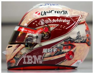 Available To Order – Zhou Guanyu 2025 Helmet 1:5 (LOO HEL010)