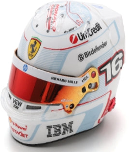 Available To Order – Charles Leclerc Monaco GP 2025 2nd Helmet 1:5 (LOO HEL013)