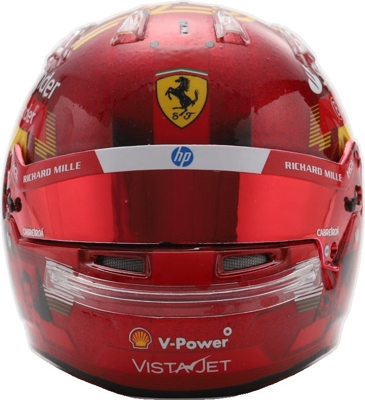Carlos Sainz Abu Dhabi GP 2024 Helmet 1:5 Looksmart Model