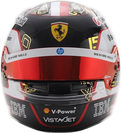Available To Order – Charles Leclerc Scuderia Ferrari HP Abu Dhabi GP 2025 Helmet 1:5 Looksmart Model (LOO HEL028)