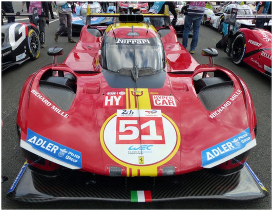 Available To Order – Ferrari 499P #51 Ferrari AF Corse 3rd Le Mans 24H 2024 Guidi/Calado/Giovinazzi 1:43 (LOO LM183)